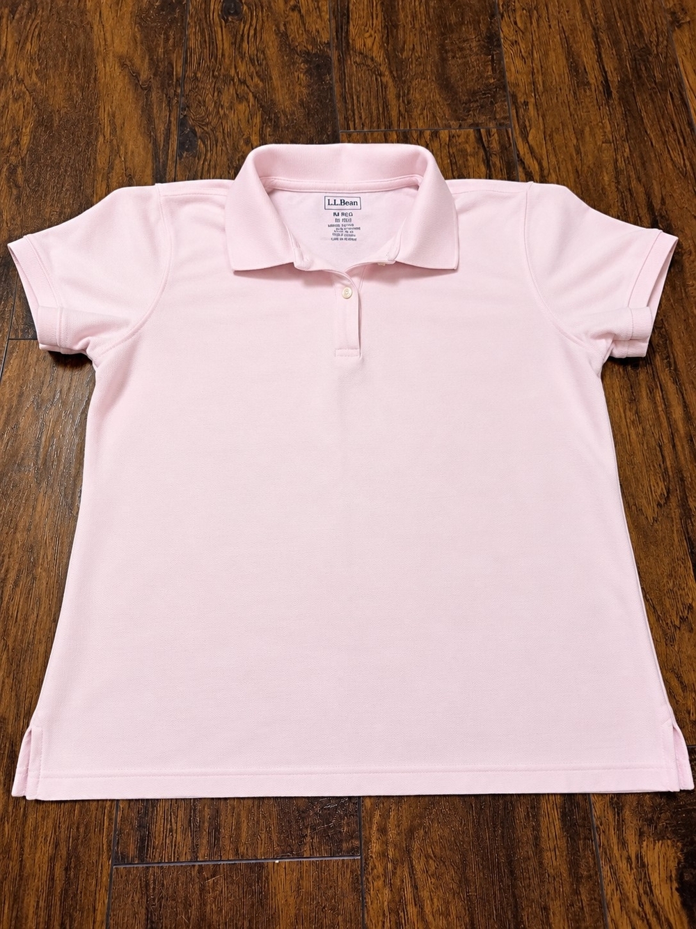 L.L. Bean Light Pink Womens Polo